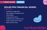 Solar PPA Financial Model Template - one page model