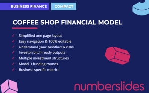 Coffee Shop Financial Model Template - one page model