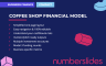 Coffee Shop Financial Model Template - one page model