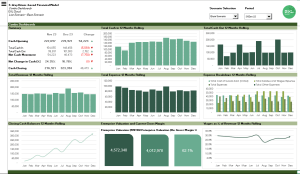 Monte Carlo Simulation for a 3-way financial Excel model.