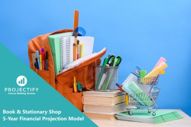 Books & Stationery (Physical & Online) Shop 5-Year 3 Statement Financial Model