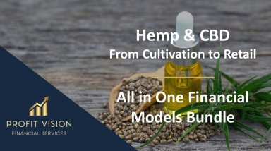 Hemp & CBD Financial Models Bundle - From Cultivation to Retail