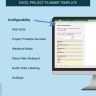 Excel Gantt Chart with Dependencies Management Template