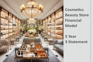Cosmetics Beauty Store Salon Financial Model