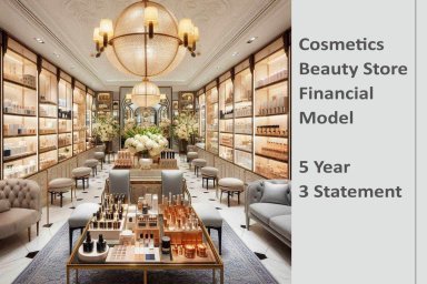 Cosmetics Beauty Store Salon Financial Model