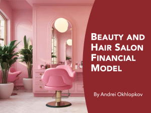 Beauty and Hair Salon Financial Model