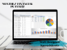 Yearly Financial Planner Excel Template | Dynamic Income & Expense Tracker with Charts | Easy Budgeting Tool