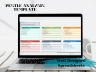 Pestle Analysis Template | Excel Template | Business Tool Project Planner | Project Management Analysis Tool