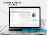 Annual Expense Tracker, Finance Budget Excel Template, Monthly Financial Planner Spreadsheet, Personal Finance Template