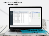 Annual Expense Tracker, Finance Budget Excel Template, Monthly Financial Planner Spreadsheet, Personal Finance Template