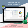 Annual Expense Tracker, Finance Budget Excel Template, Monthly Financial Planner Spreadsheet, Personal Finance Template