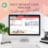 Weight and Measurements Tracker Excel Template | Dynamic Charts for Progress Tracking | Fitness Monitoring Tool