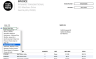 Editable Invoice Excel Template | Printable Business Invoice | Small Business Invoice form | With Contact Database