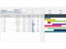 Dynamic Gantt Chart Excel Template for Team Work Management | Easy Database Entry & Tracking | Visual Project Planning
