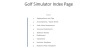 Golf Simulator/s Business Model - 10 years Three Statement Forecasting and Valuations