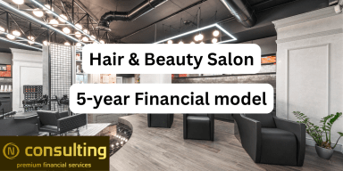 Hair & Beauty Salon (5-year) Financial Model - Basic Version