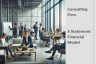 Consulting Business Financial Model with Subscription Revenue