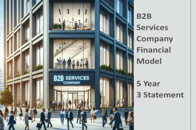 B2B Services Company Finance Model 5 Year 3 Statement