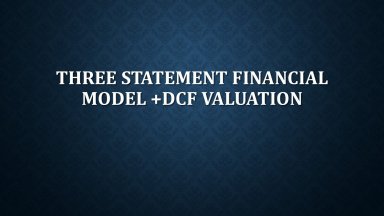 DCF Valuation Model Template