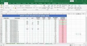 Comprehensive Automated Warehouse Inventory Management Template