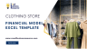 Clothing Store Financial Model Template