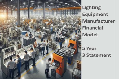 Lighting Equipment Manufacturer Financial Model