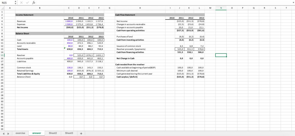 Revolver (Revolving Credit Line) Excel Model Exercise Template Eloquens Revolver (Revolving Credit Line) Excel Model Exercise Template Eloquens