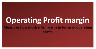 Operating Profit Margin Excel Template