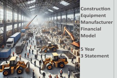 Construction Equipment Manufacturer Financial Model Excel Template