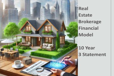Real Estate Brokerage Financial Model 10 Years