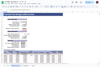 Mortgage Calculators EXCEL Templates