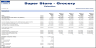Grocery/Supermarket Financial Model