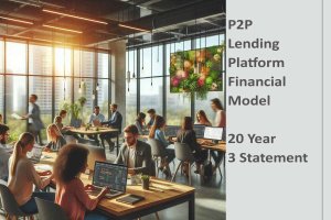 Peer to Peer (P2P) Lending Platform Finance Model 20 Years 3 Statement