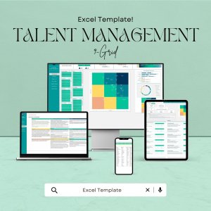 9 Box Grid Talent Management Toolkit Template