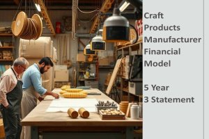 Craft Manufacturer Financial Model 80 Product Lines 5-Year 3-Statement