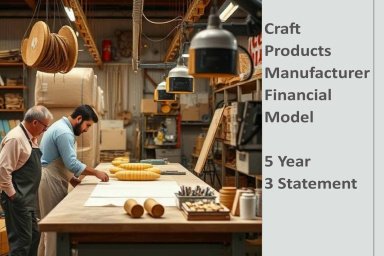 Craft Manufacturer Financial Model 80 Product Lines 5-Year 3-Statement