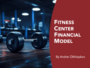 Fitness Center Financial Model