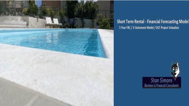 Short Term Rental – Financial Forecasting Model: 5 Year FRC / 3-Statement Model / DCF Project Valuation