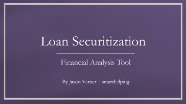 Loan Securitization Model: A Template for Multi-Tranche Structures, Coverage Metrics, and Sensitivity Analysis