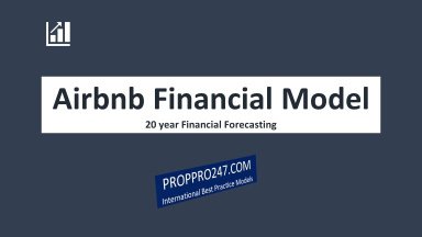 Airbnb Financial Model Excel Template - 20 years