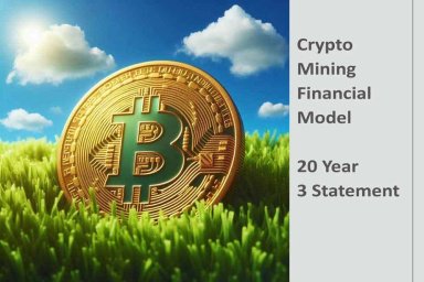 Bitcoin Mining (Crypto) Financial Model Excel Template