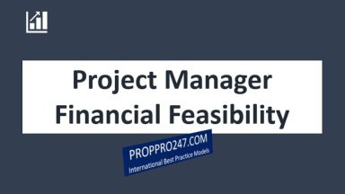 Project Manager Financial Feasibility Model - Excel Template