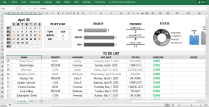 To-do-List-Excel Spreadsheet