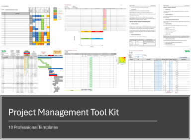Project Management Templates - Bundle - All In One