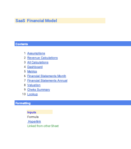 SaaS Financial Model