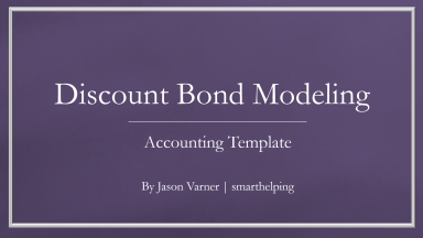 Bond Model - Includes Financial Statement Impact