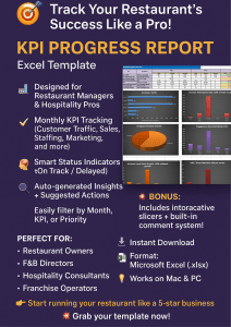 KPI Tracker -  Excel Template to Boost Performance & Profits