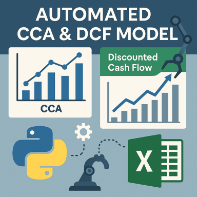 Automated Stock Valuation - DCF + CCA Model for Investors & Analysts