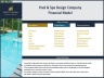 Pool & Spa Design Company – 5 Year Financial Model