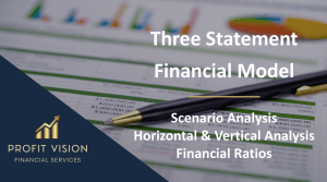 Three Statement Financial Model - 5 Year Forecast